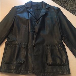 Wilson’s leather blazer.